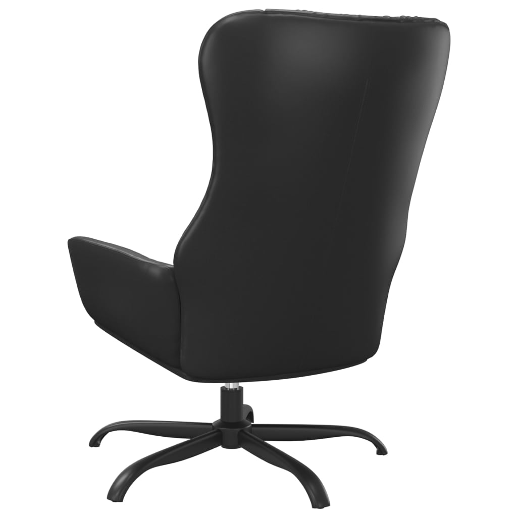 vidaXL Relaxstoel kunstleer zwart