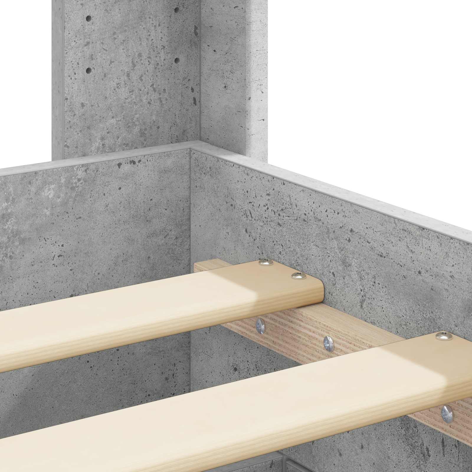 vidaXL Bedframe met opbergruimte en hoofdbord Zwart 200 x 200 cm