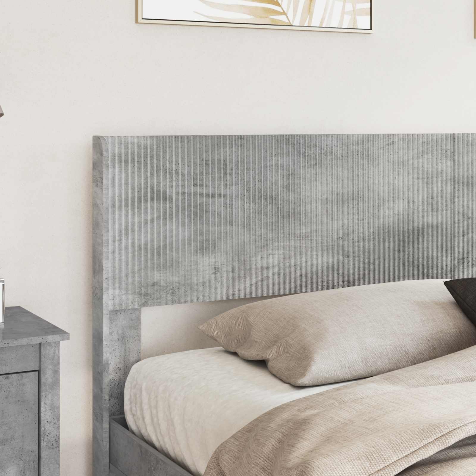 vidaXL Bedframe met opbergruimte en hoofdbord Zwart 200 x 200 cm