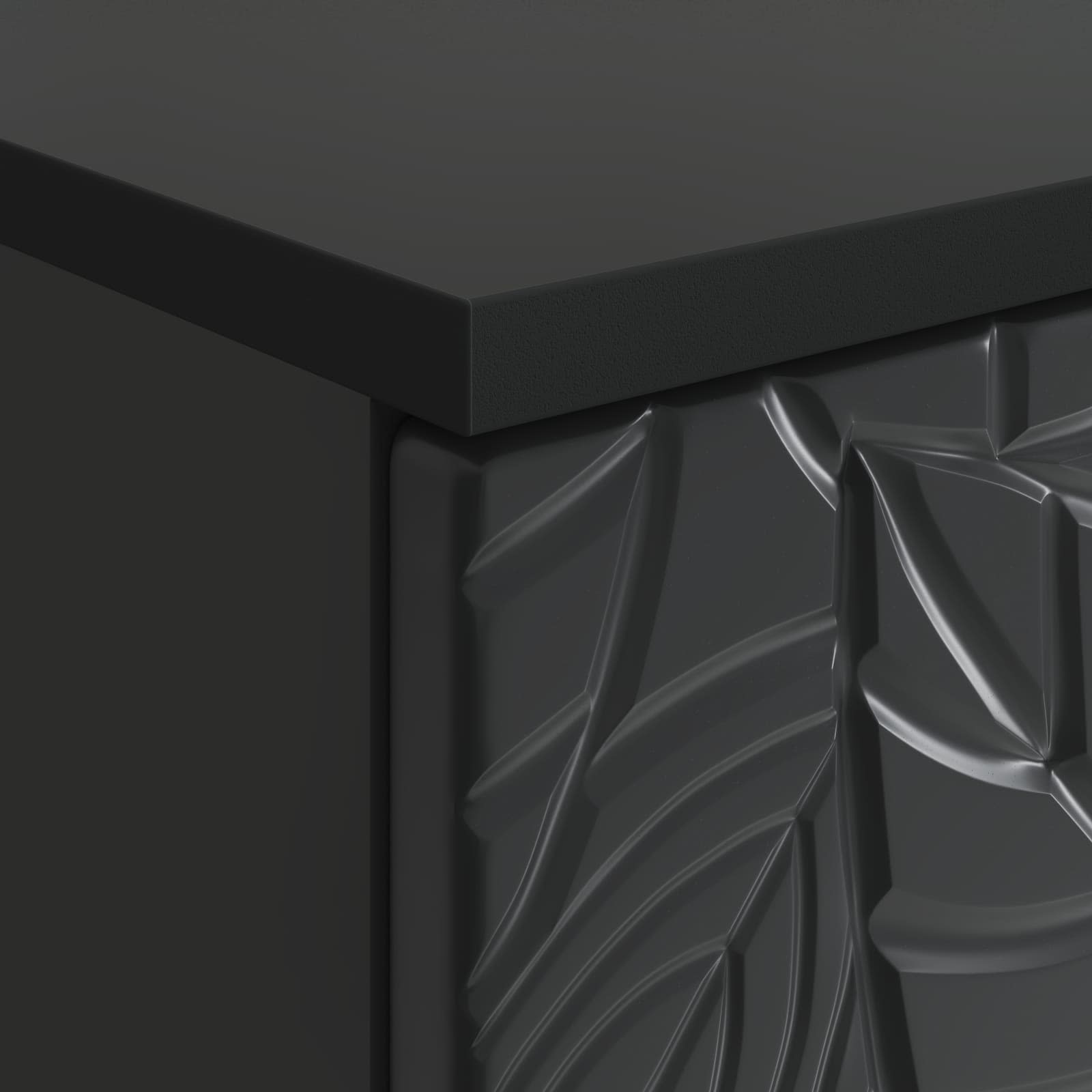 vidaXL Bureau Zwart Bewerkt hout 142,5 x 50 x 75 cm