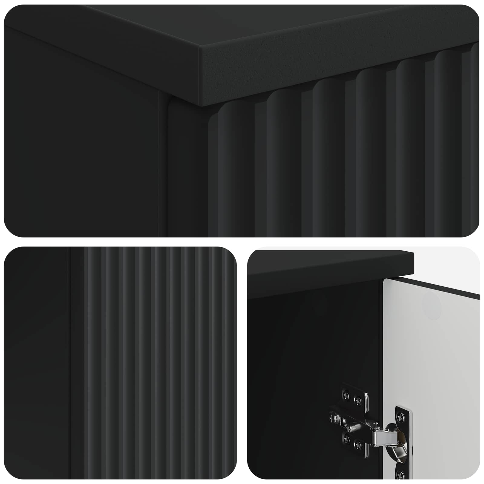 vidaXL Bureau met plank Zwart 142,5 x 50 x 75 cm Bewerkt hout