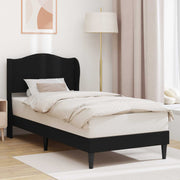 vidaXL Bedframe met hoofdeinde Zwart 90 x 190 cm Kunstleer