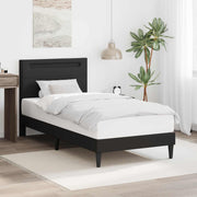 vidaXL Bedframe Zwart 90 x 190 cm Kunstleer