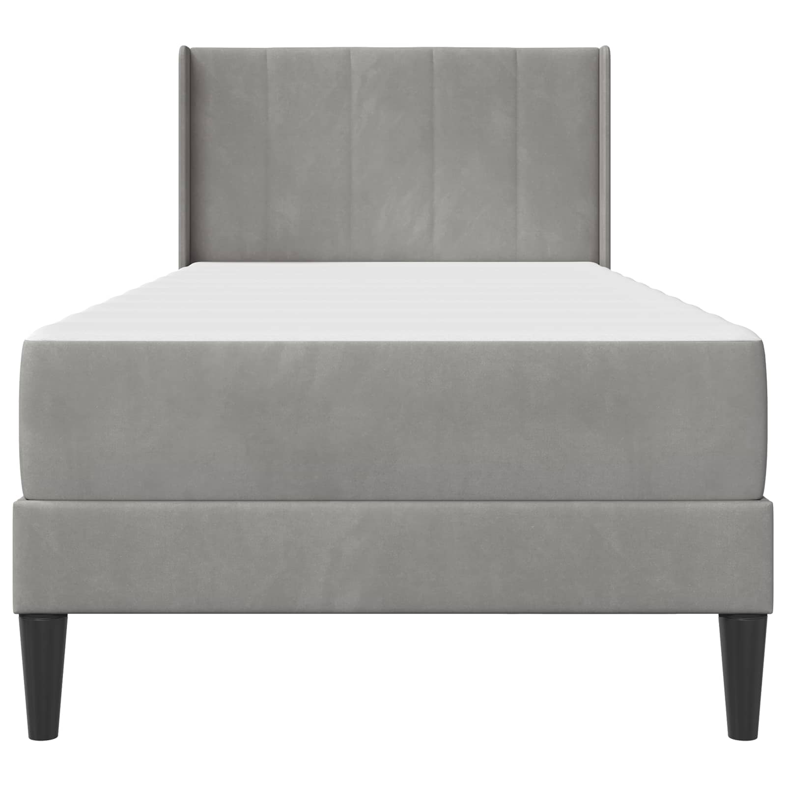 vidaXL Bedframe Lichtgrijs 80 x 200 cm Fluweel