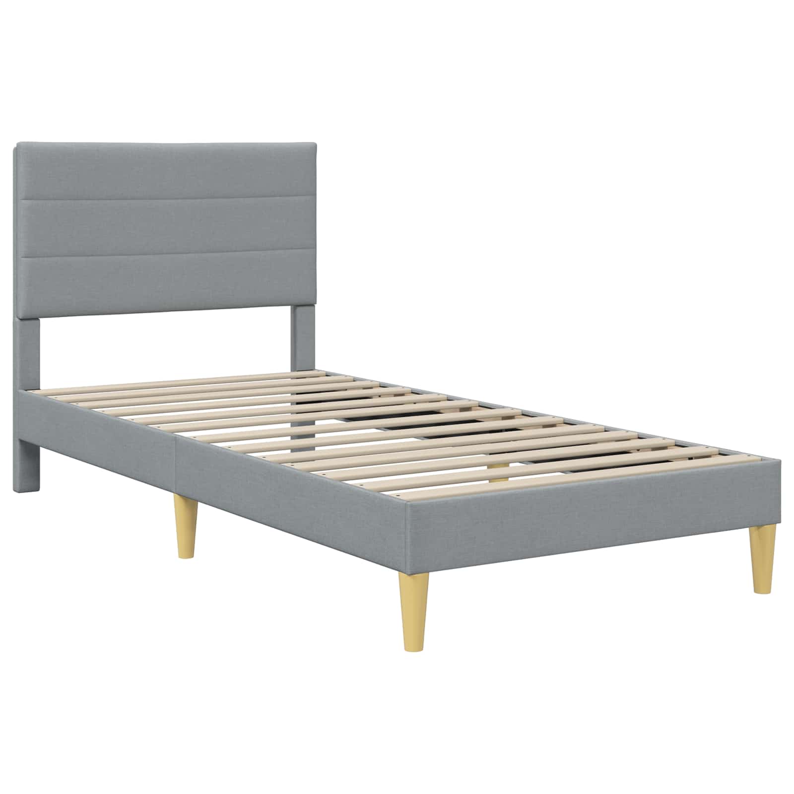 vidaXL Bedframe Donkergrijs 80 x 200 cm Polyester