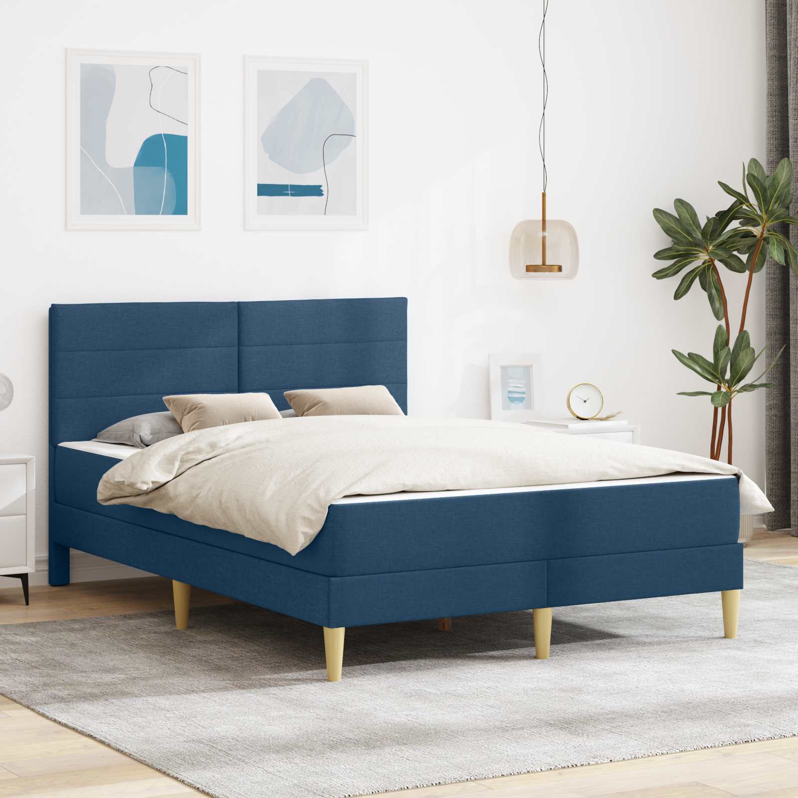 vidaXL Bedframe Donkergrijs 80 x 200 cm Polyester
