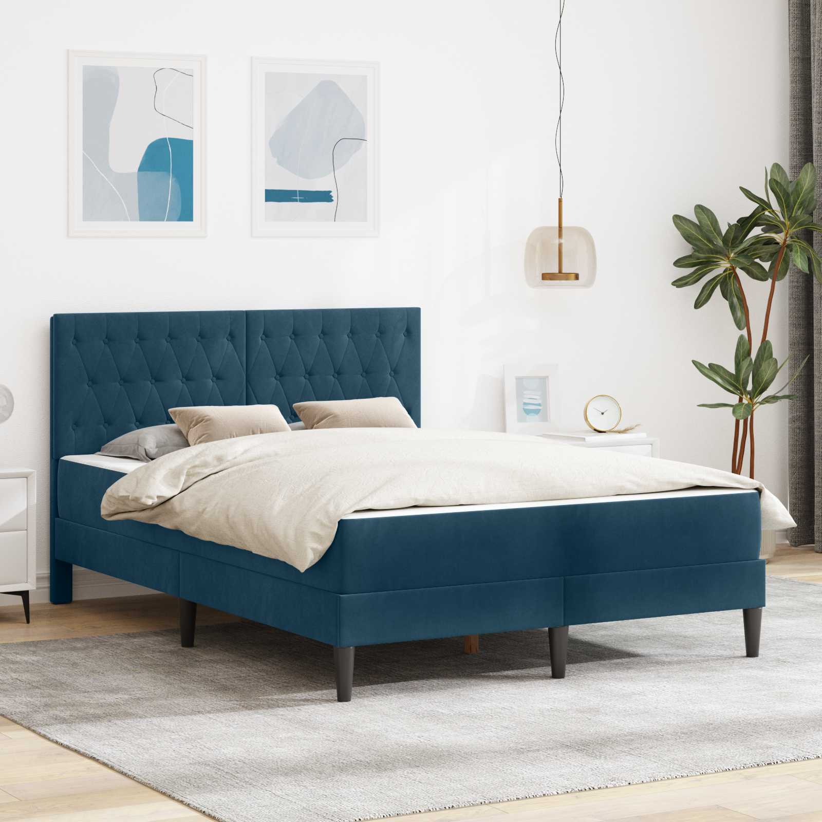 vidaXL Bedframe met matras met hoofdeinde Roze 80 x 200 cm Fluweel