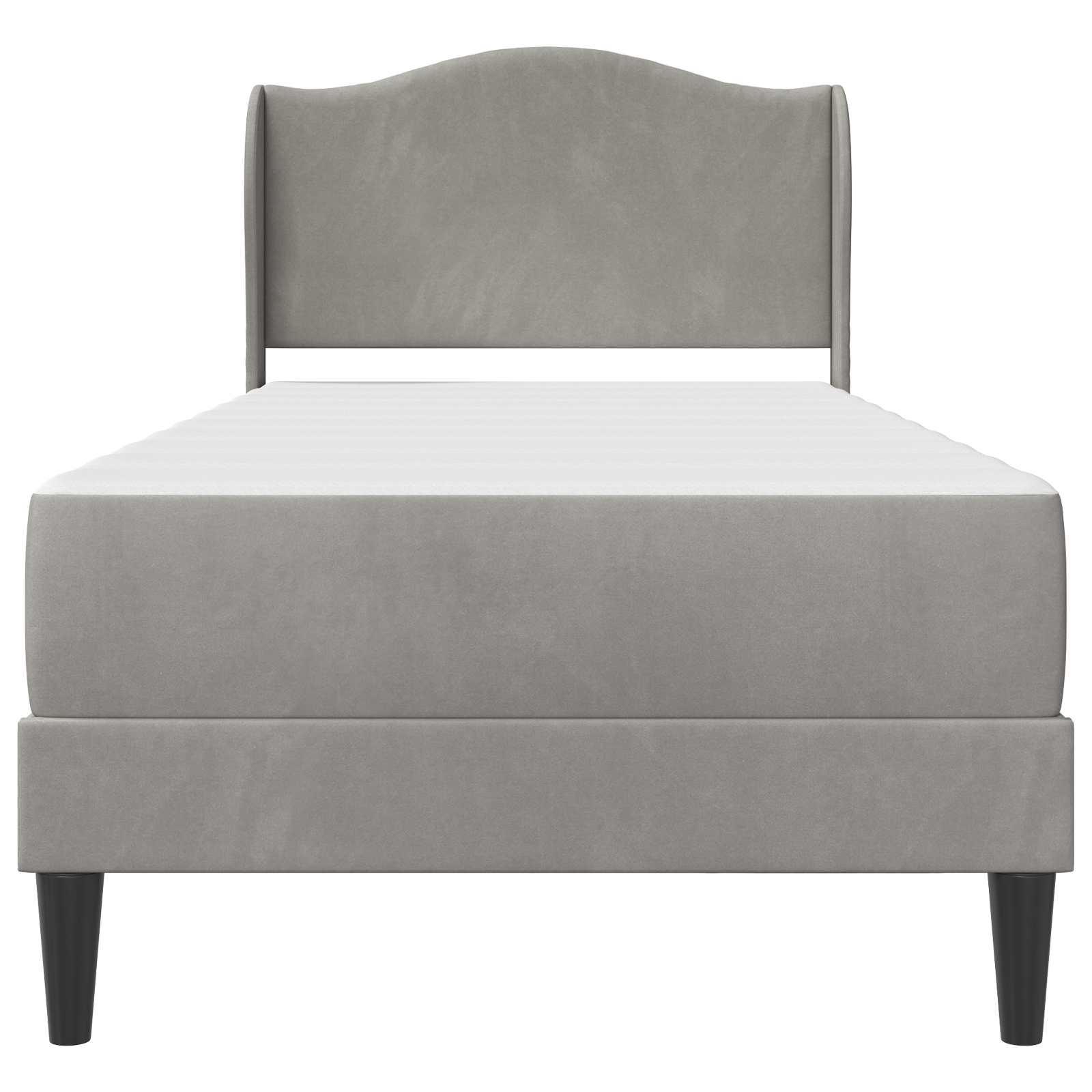 vidaXL Bedframe met hoofdeinde Roze 90 x 190 cm Fluweel