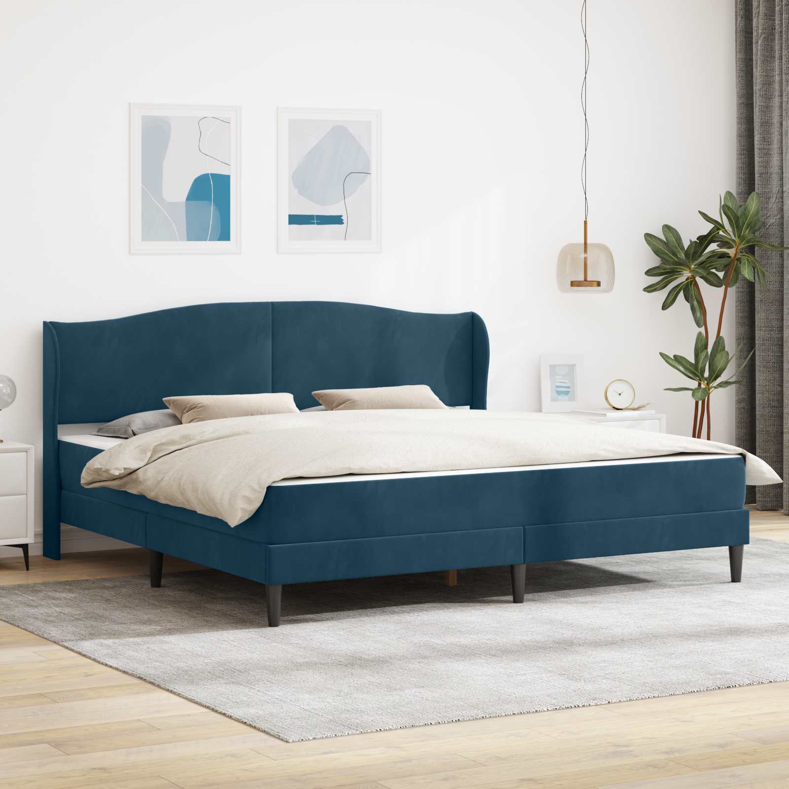 vidaXL Bedframe met hoofdeinde Roze 90 x 190 cm Fluweel