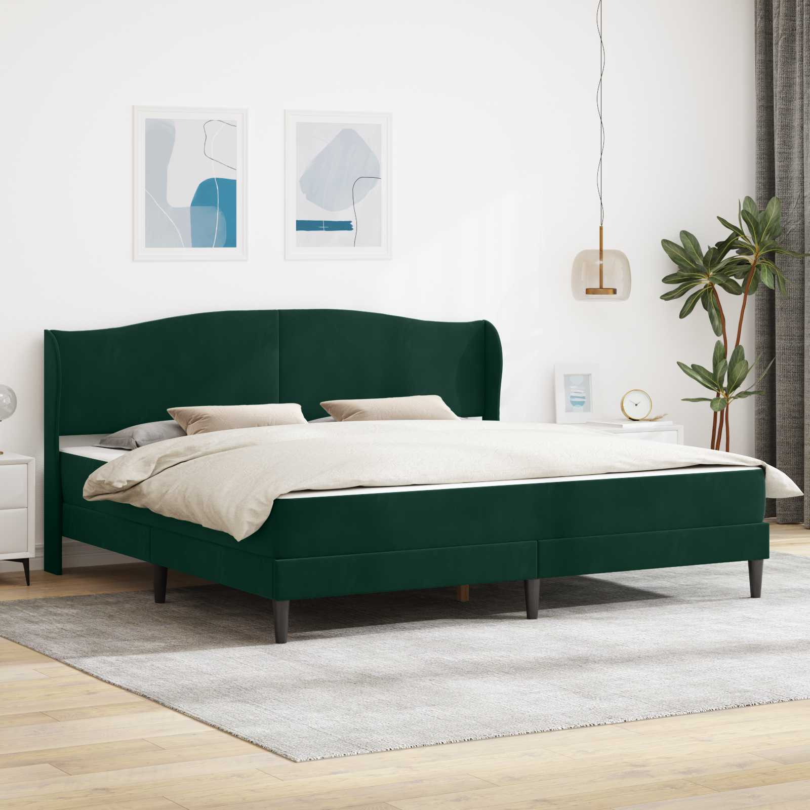 vidaXL Bedframe met hoofdeinde Roze 90 x 190 cm Fluweel