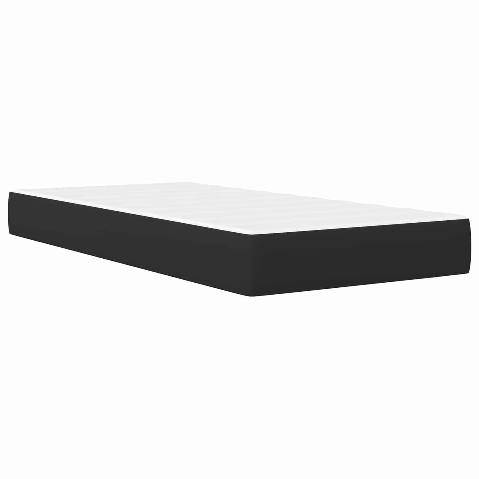 vidaXL Bedframe met hoofdeinde Zwart 90 x 190 cm Kunstleer