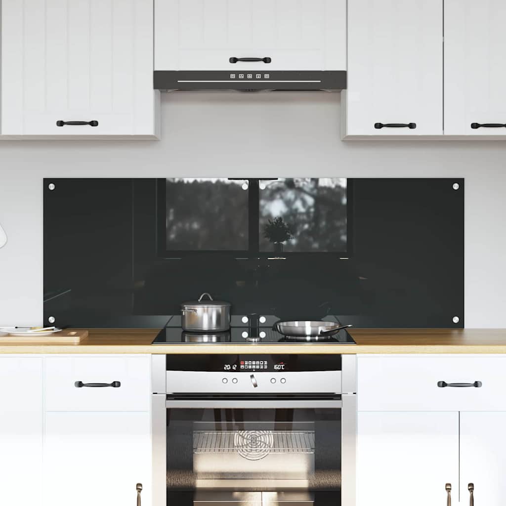 vidaXL Keuken Achterwand 2 pcs Lichtgrijs 70 x 40 cm gehard glas