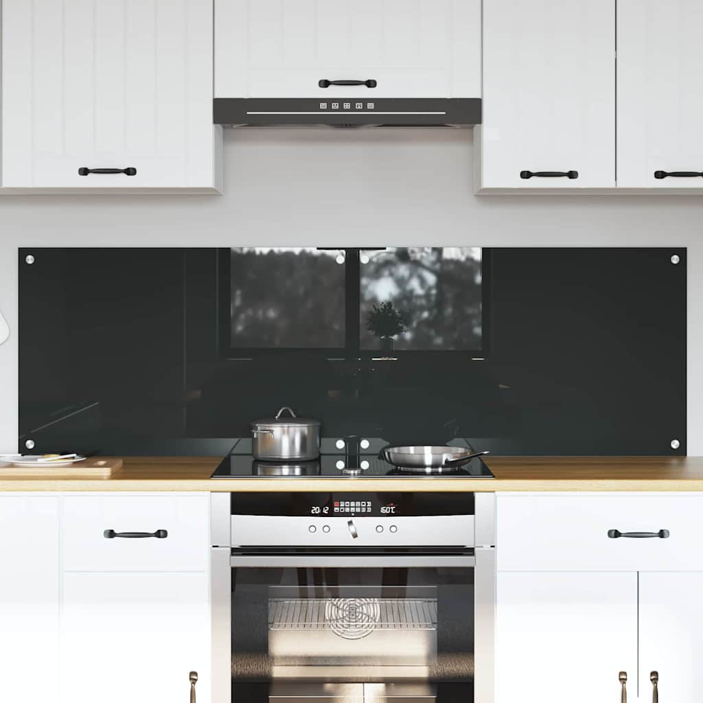 vidaXL Keuken Achterwand 2 pcs Lichtgrijs 70 x 40 cm gehard glas