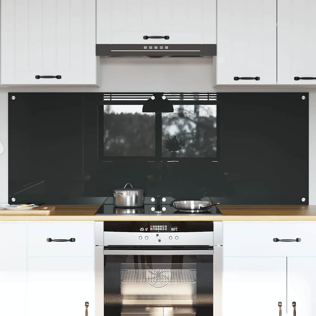 vidaXL Keuken Achterwand 2 pcs Lichtgrijs 70 x 40 cm gehard glas