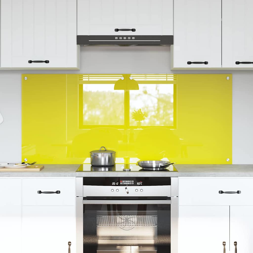 vidaXL Keuken Achterwand 2 pcs Lichtgrijs 70 x 40 cm gehard glas