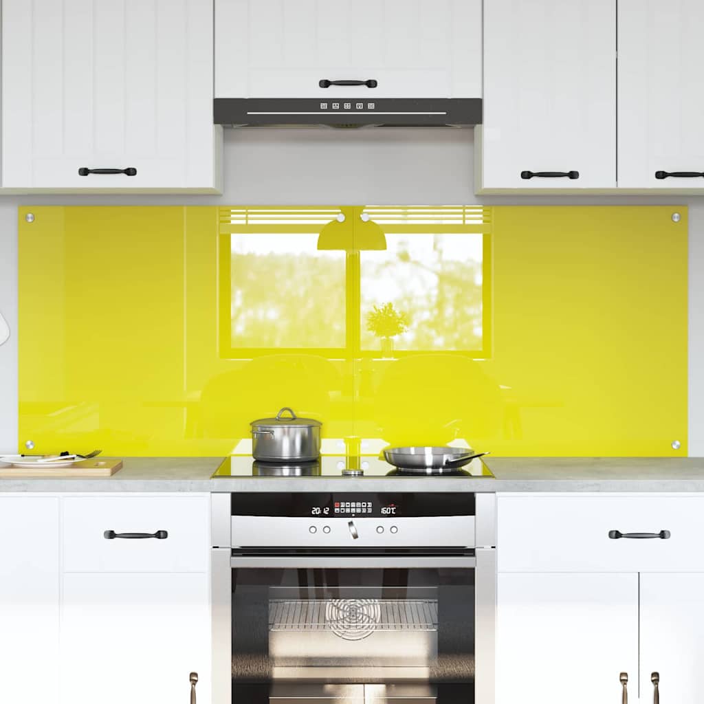 vidaXL Keuken Achterwand 2 pcs Lichtgrijs 70 x 40 cm gehard glas