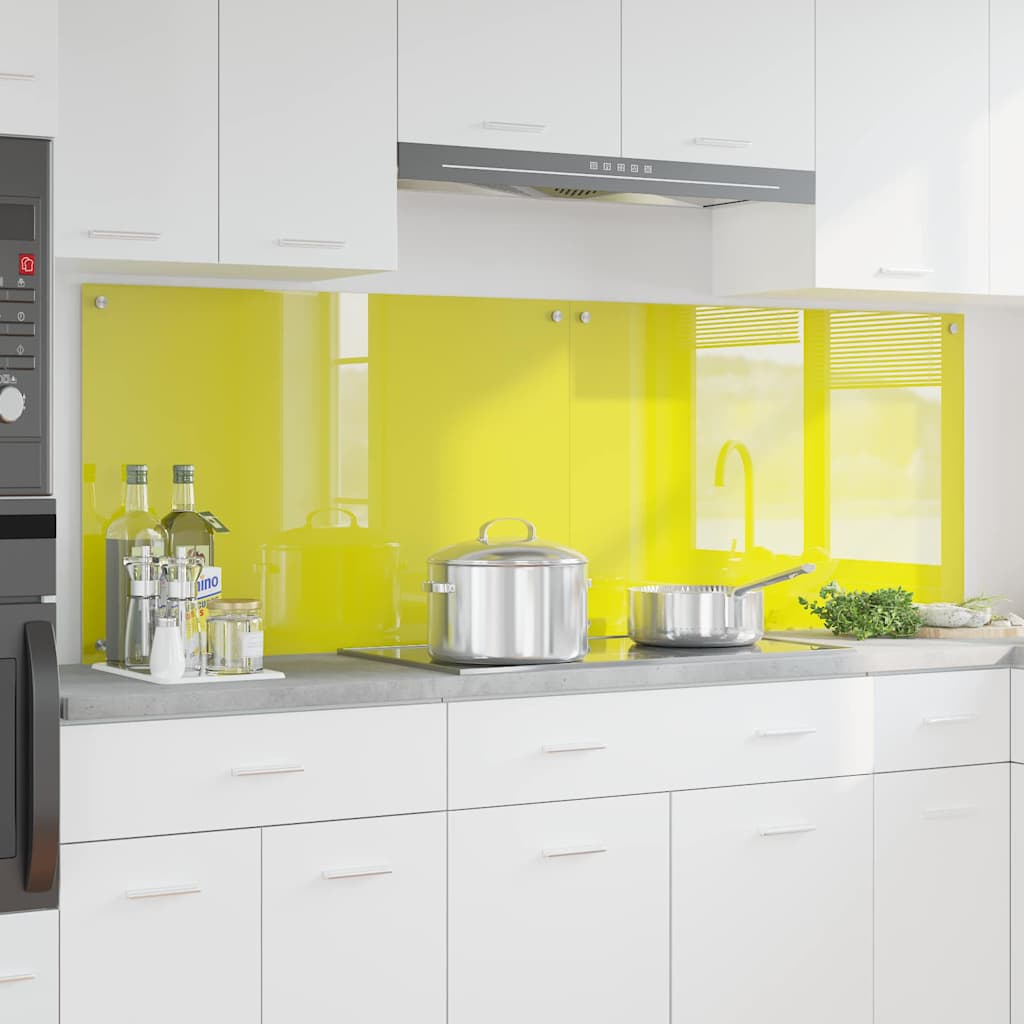 vidaXL Keuken Achterwand 2 pcs Lichtgrijs 70 x 40 cm gehard glas