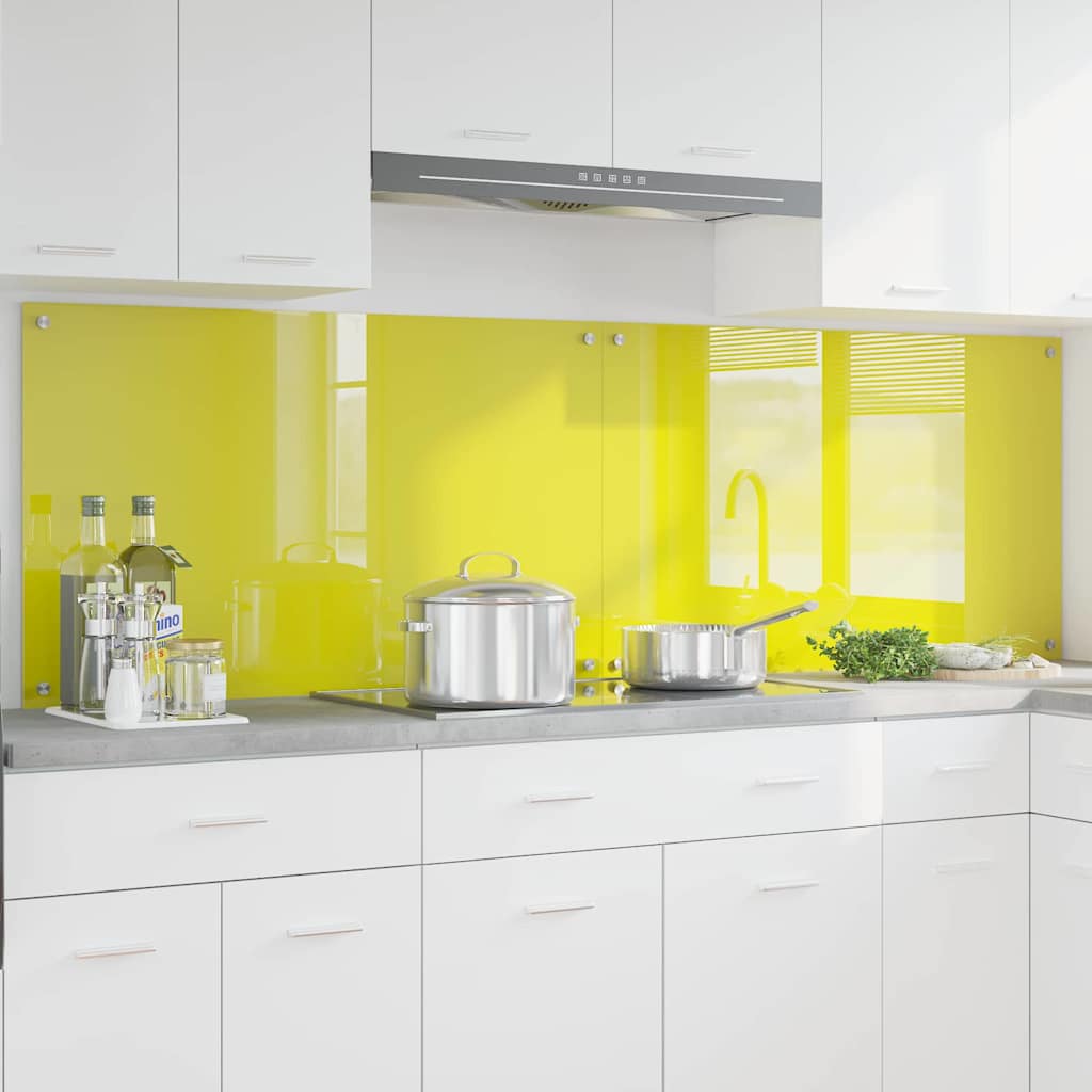 vidaXL Keuken Achterwand 2 pcs Lichtgrijs 70 x 40 cm gehard glas