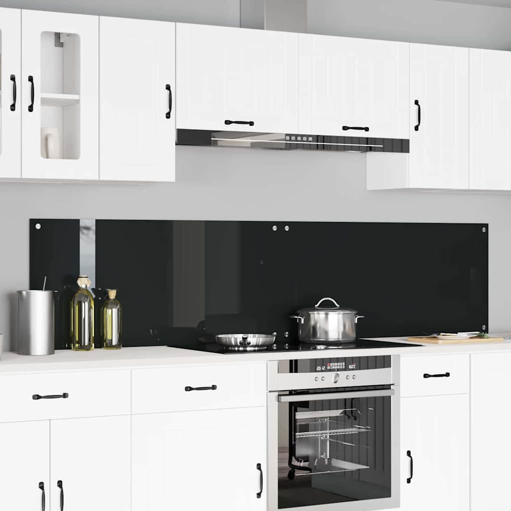 vidaXL Keuken Achterwand 2 pcs Lichtgrijs 70 x 40 cm gehard glas