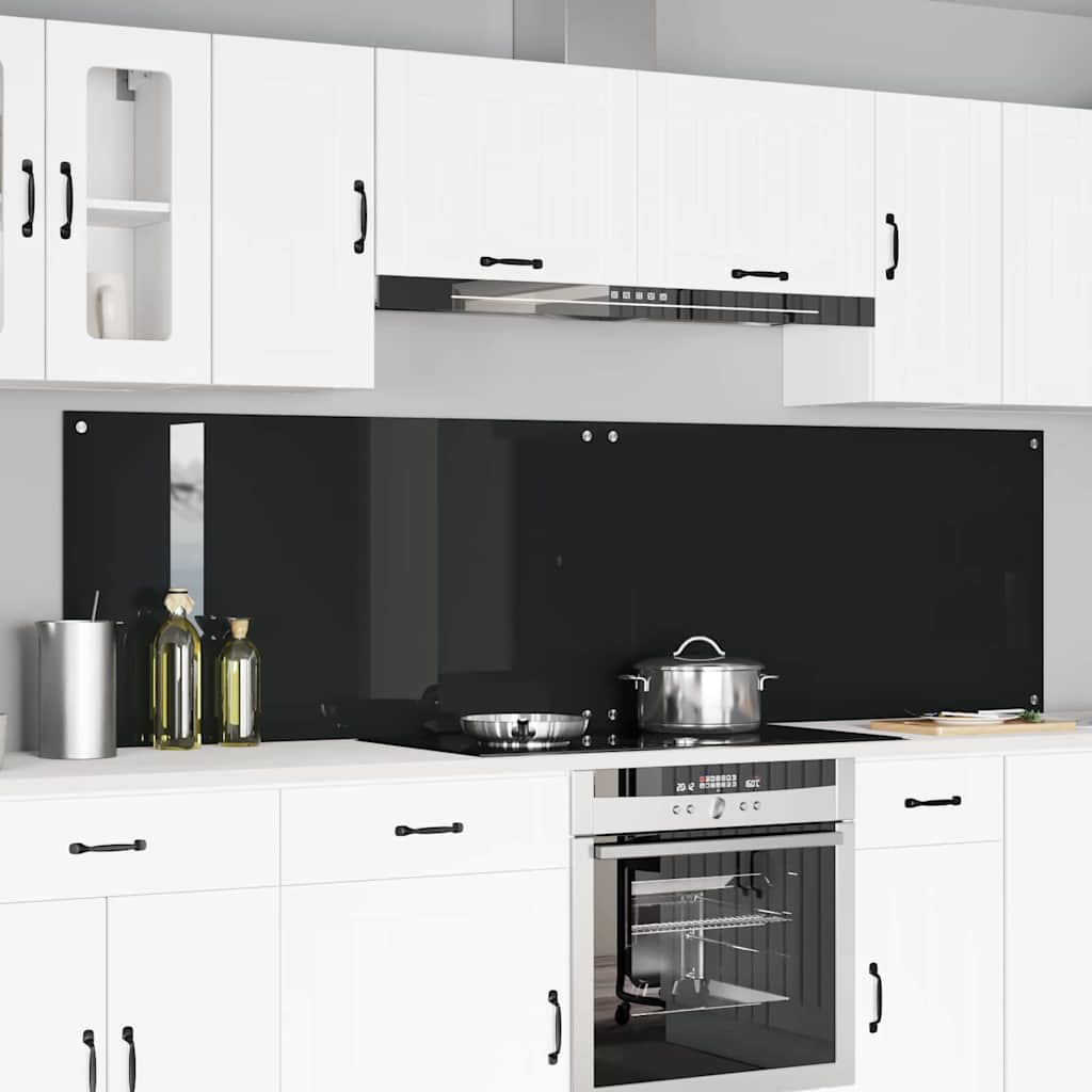 vidaXL Keuken Achterwand 2 pcs Lichtgrijs 70 x 40 cm gehard glas