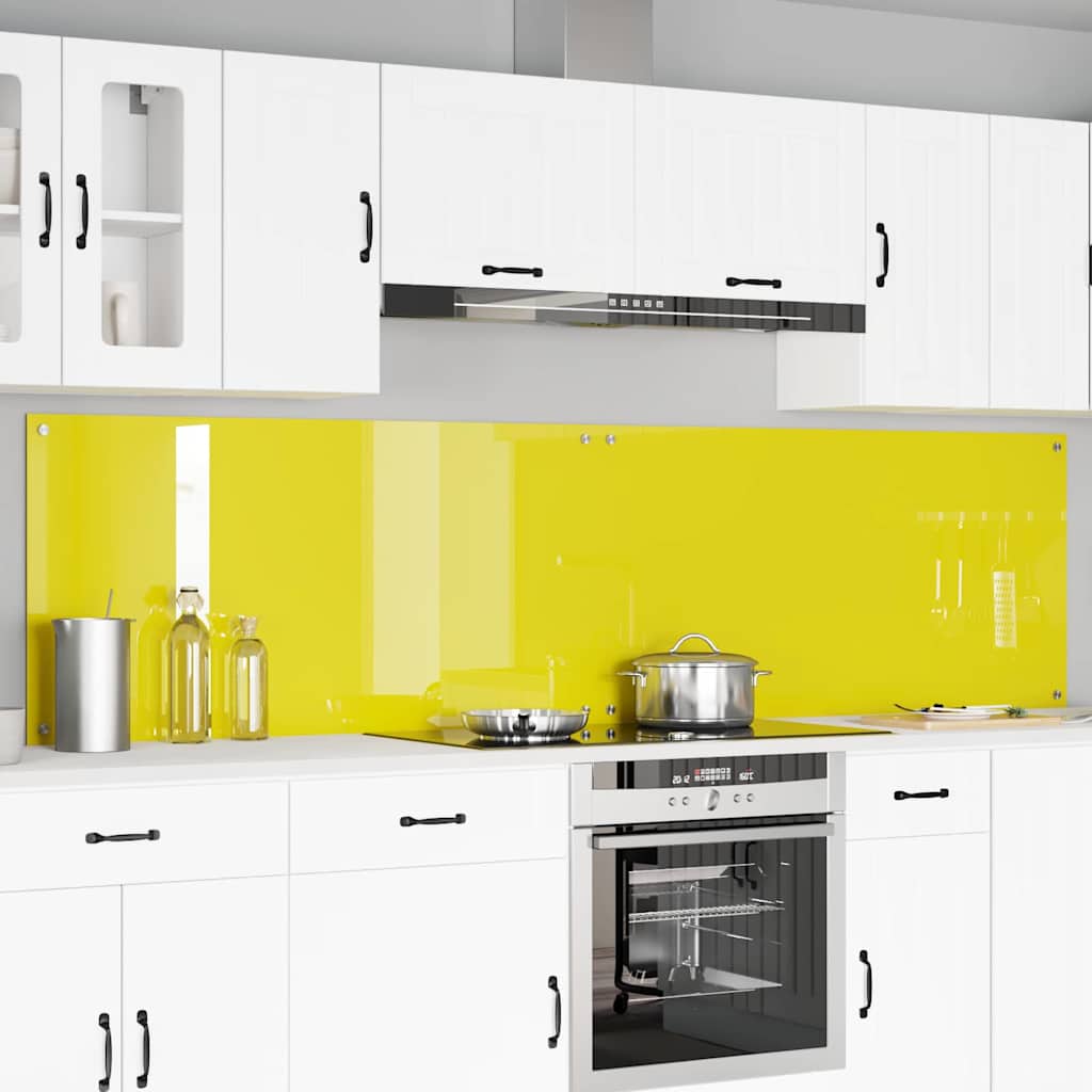 vidaXL Keuken Achterwand 2 pcs Lichtgrijs 70 x 40 cm gehard glas
