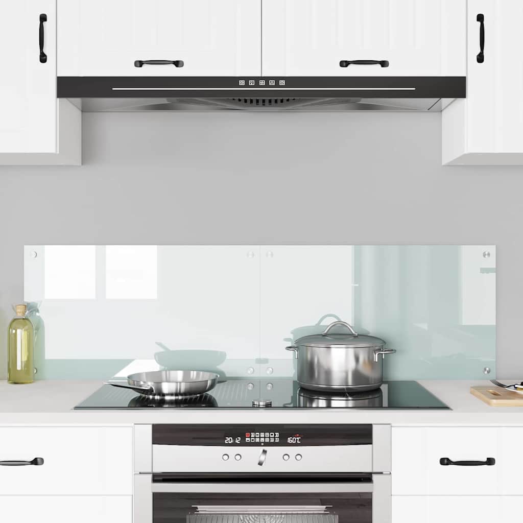 vidaXL Keuken Achterwand 2 pcs Lichtgrijs 70 x 40 cm gehard glas