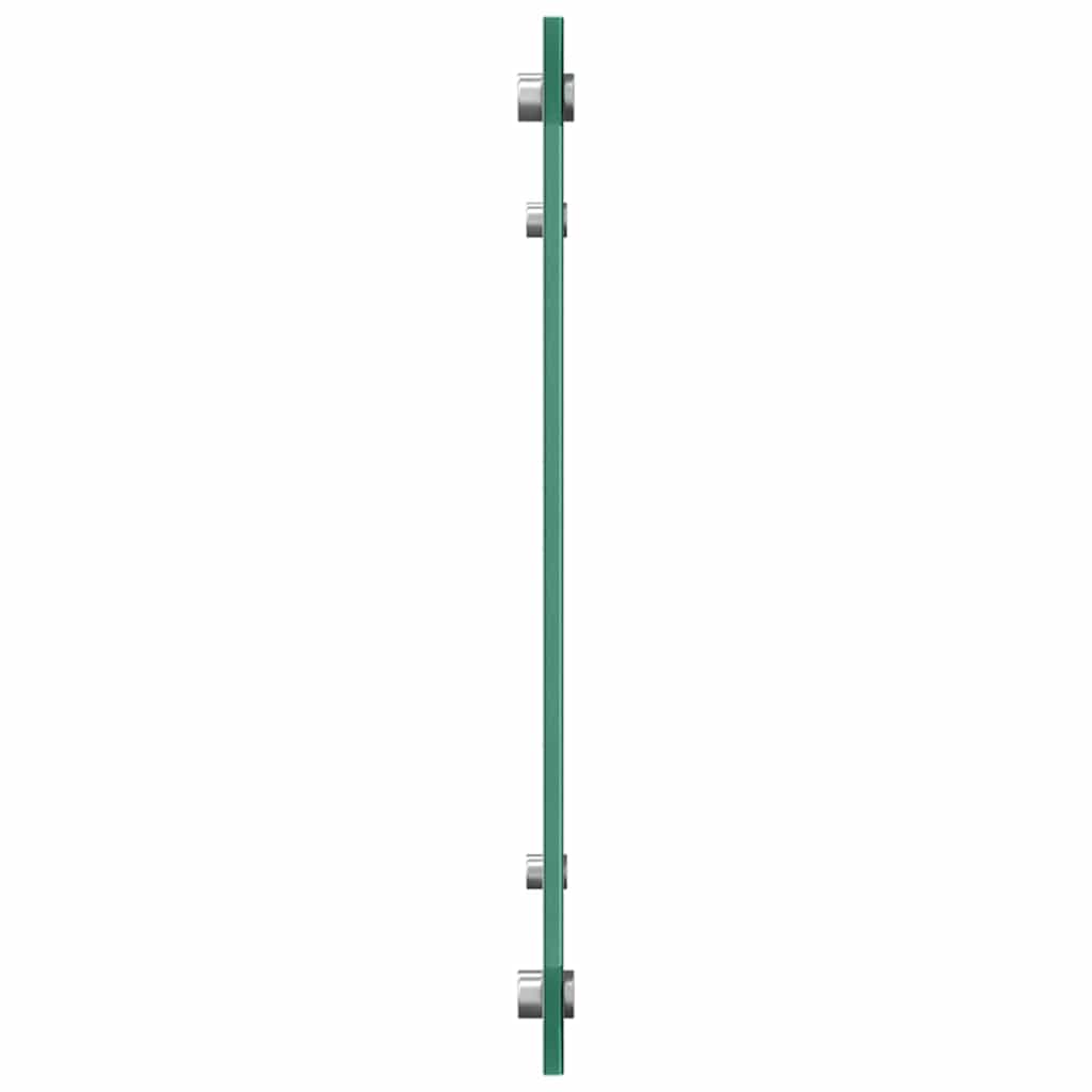 vidaXL Keuken Achterwand 2 pcs Lichtgrijs 70 x 40 cm gehard glas