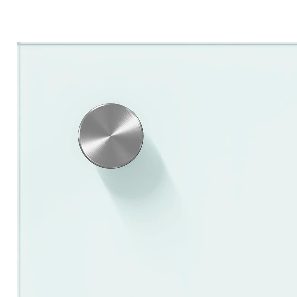 vidaXL Keuken Achterwand 2 pcs Lichtgrijs 70 x 40 cm gehard glas