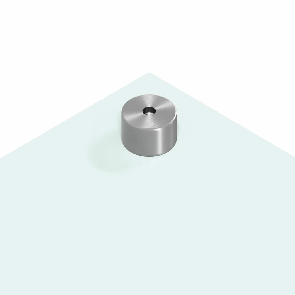 vidaXL Keuken Achterwand 2 pcs Lichtgrijs 70 x 40 cm gehard glas