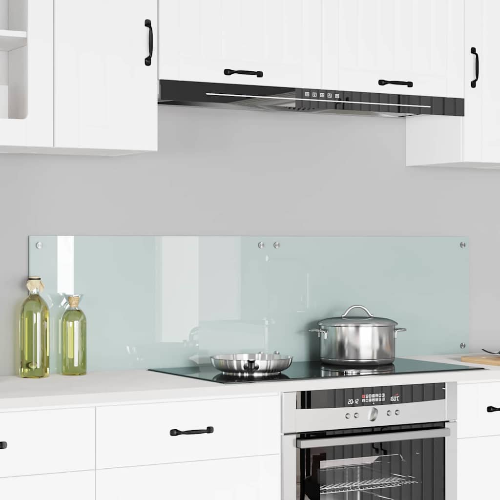 vidaXL Keuken Achterwand 2 pcs Lichtgrijs 70 x 40 cm gehard glas