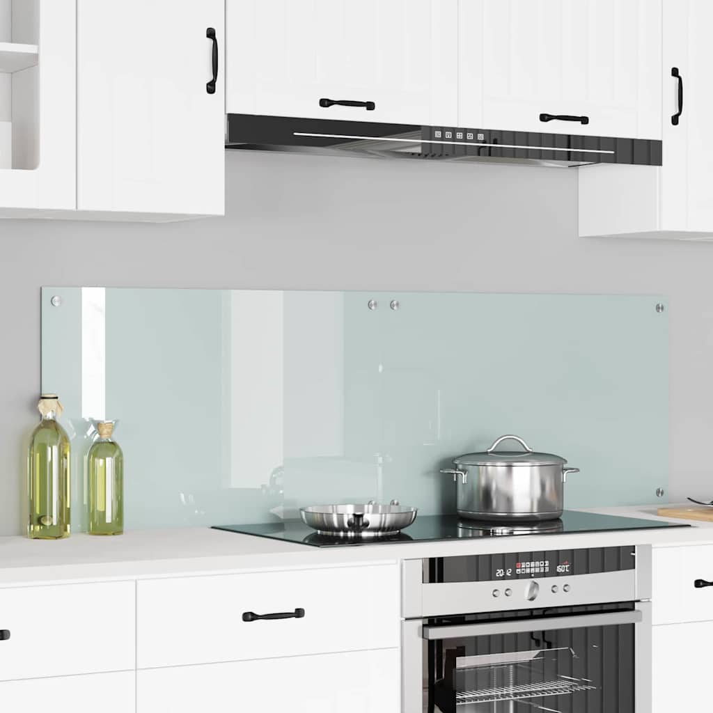 vidaXL Keuken Achterwand 2 pcs Lichtgrijs 70 x 40 cm gehard glas