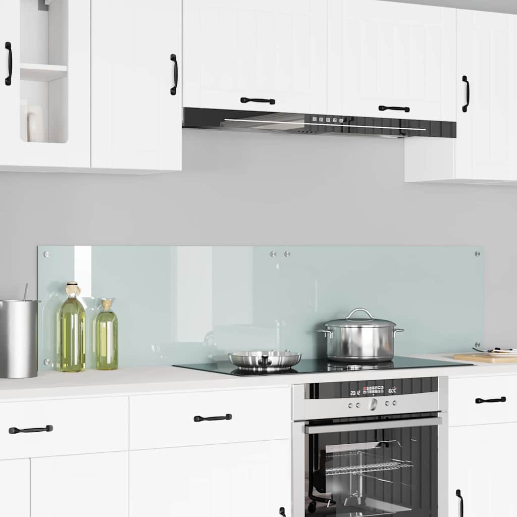 vidaXL Keuken Achterwand 2 pcs Lichtgrijs 70 x 40 cm gehard glas