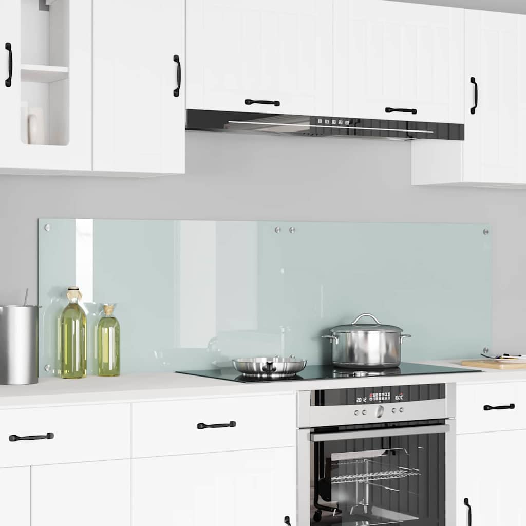 vidaXL Keuken Achterwand 2 pcs Lichtgrijs 70 x 40 cm gehard glas