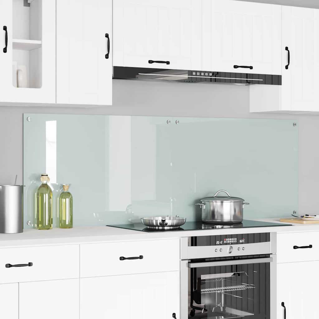 vidaXL Keuken Achterwand 2 pcs Lichtgrijs 70 x 40 cm gehard glas