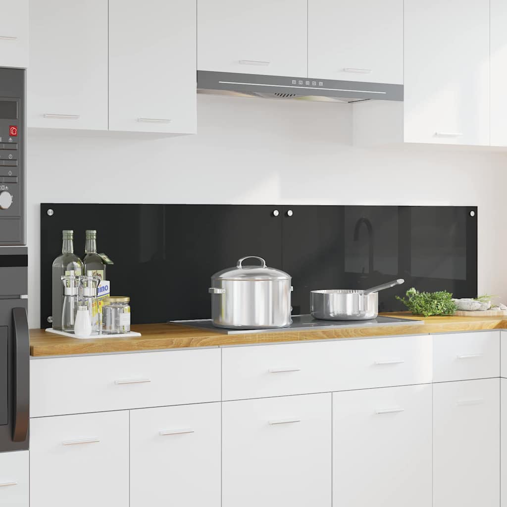 vidaXL Keuken Achterwand 2 pcs Lichtgrijs 70 x 40 cm gehard glas