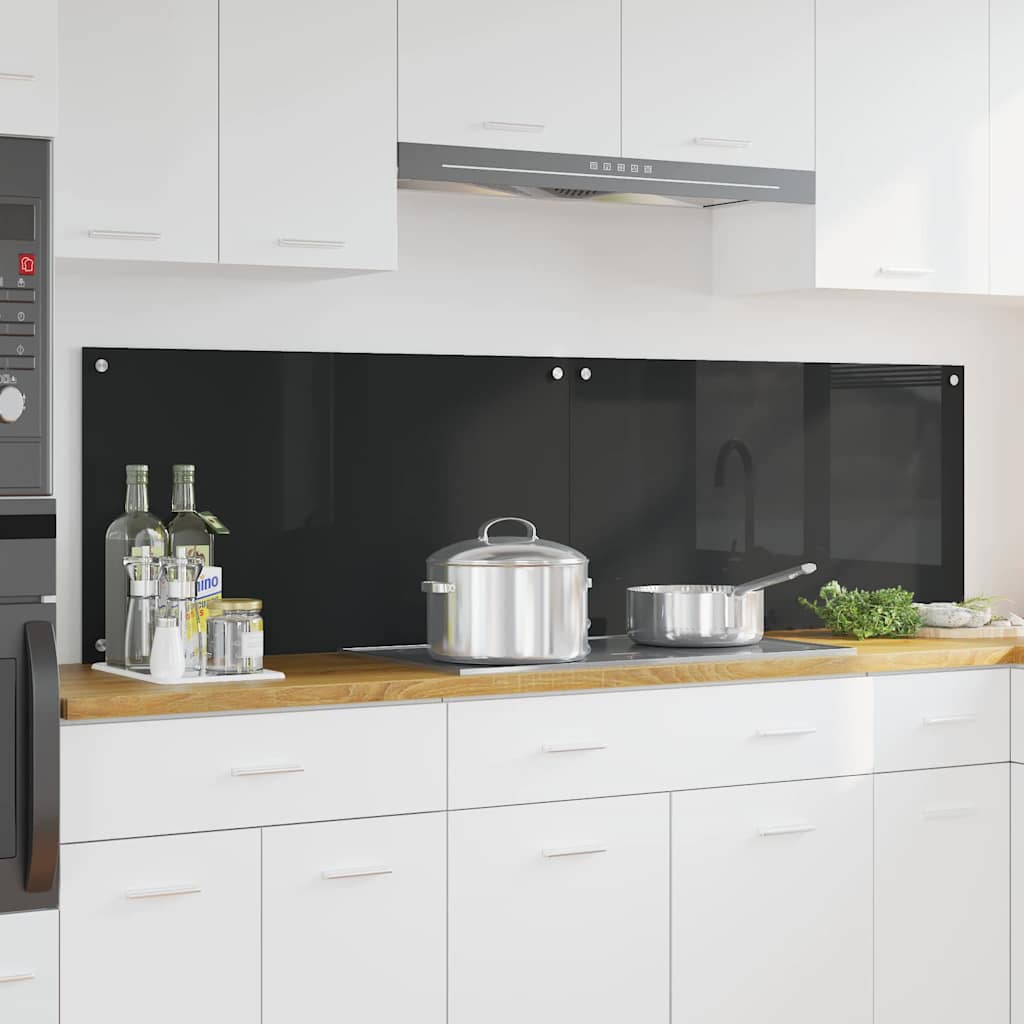 vidaXL Keuken Achterwand 2 pcs Lichtgrijs 70 x 40 cm gehard glas