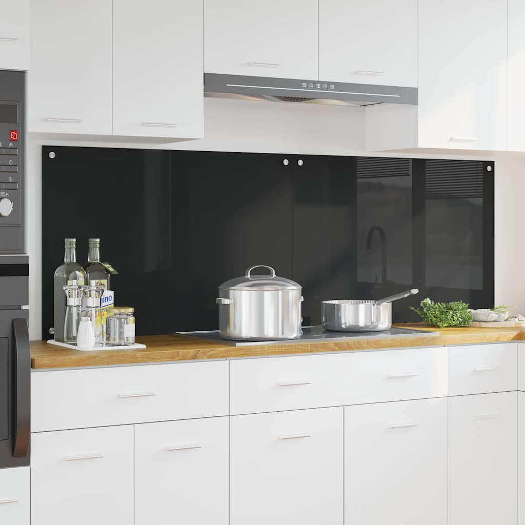 vidaXL Keuken Achterwand 2 pcs Lichtgrijs 70 x 40 cm gehard glas