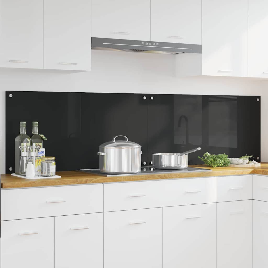 vidaXL Keuken Achterwand 2 pcs Lichtgrijs 70 x 40 cm gehard glas