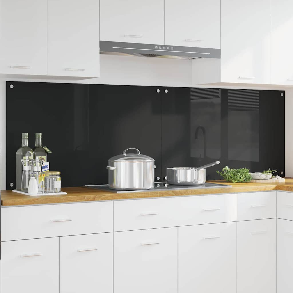 vidaXL Keuken Achterwand 2 pcs Lichtgrijs 70 x 40 cm gehard glas