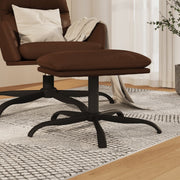 vidaXL Voetenbank 45x29,5x36 cm glanzend kunstleer bruin