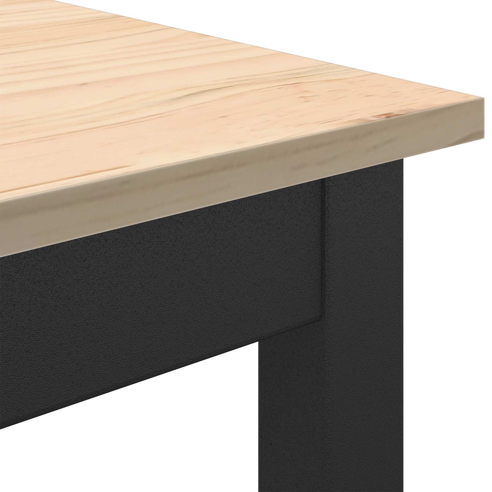 vidaXL Eettafel Naturel 200 x 100 x 75 cm Massief grenenhout