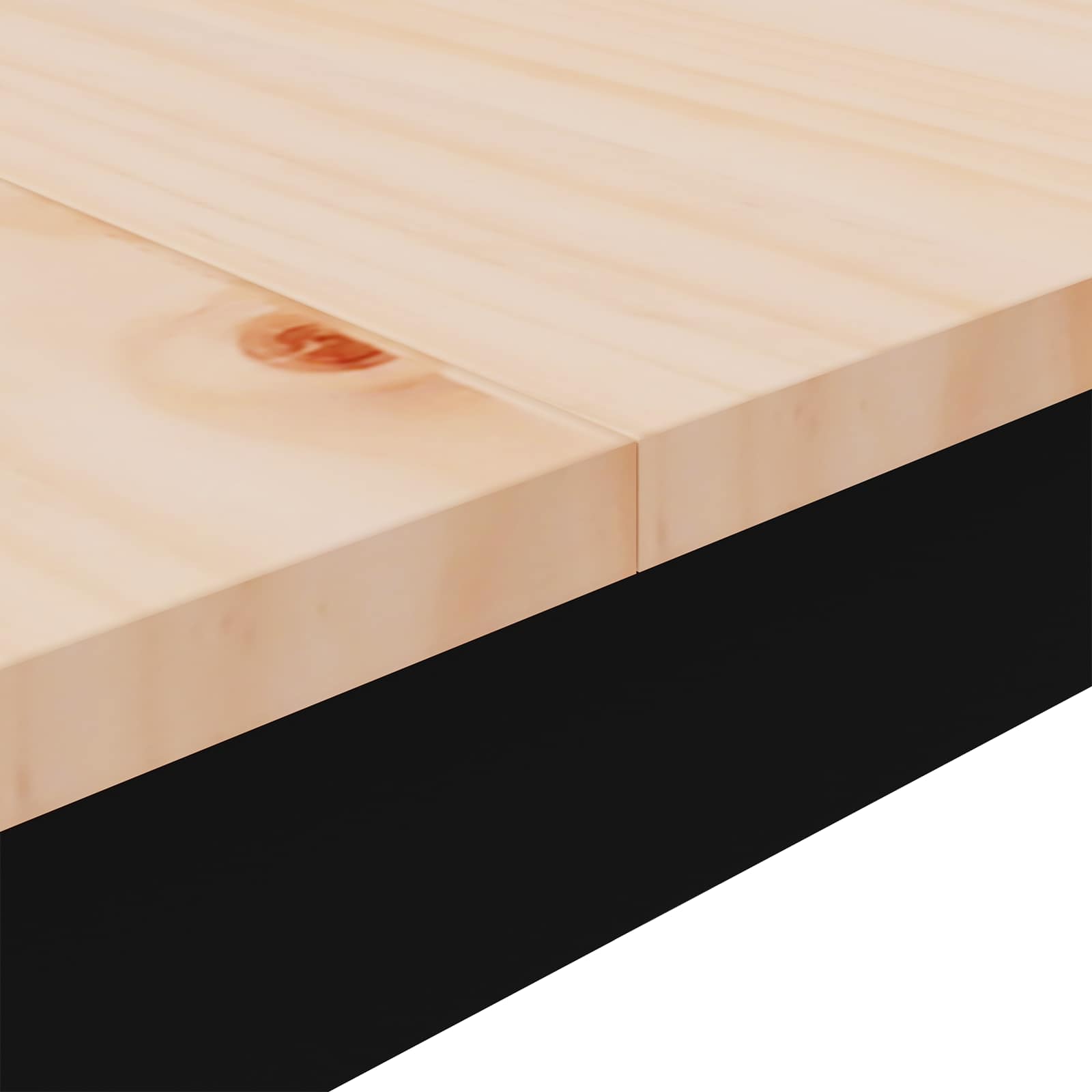 vidaXL Eettafel Naturel 200 x 100 x 75 cm Massief grenenhout