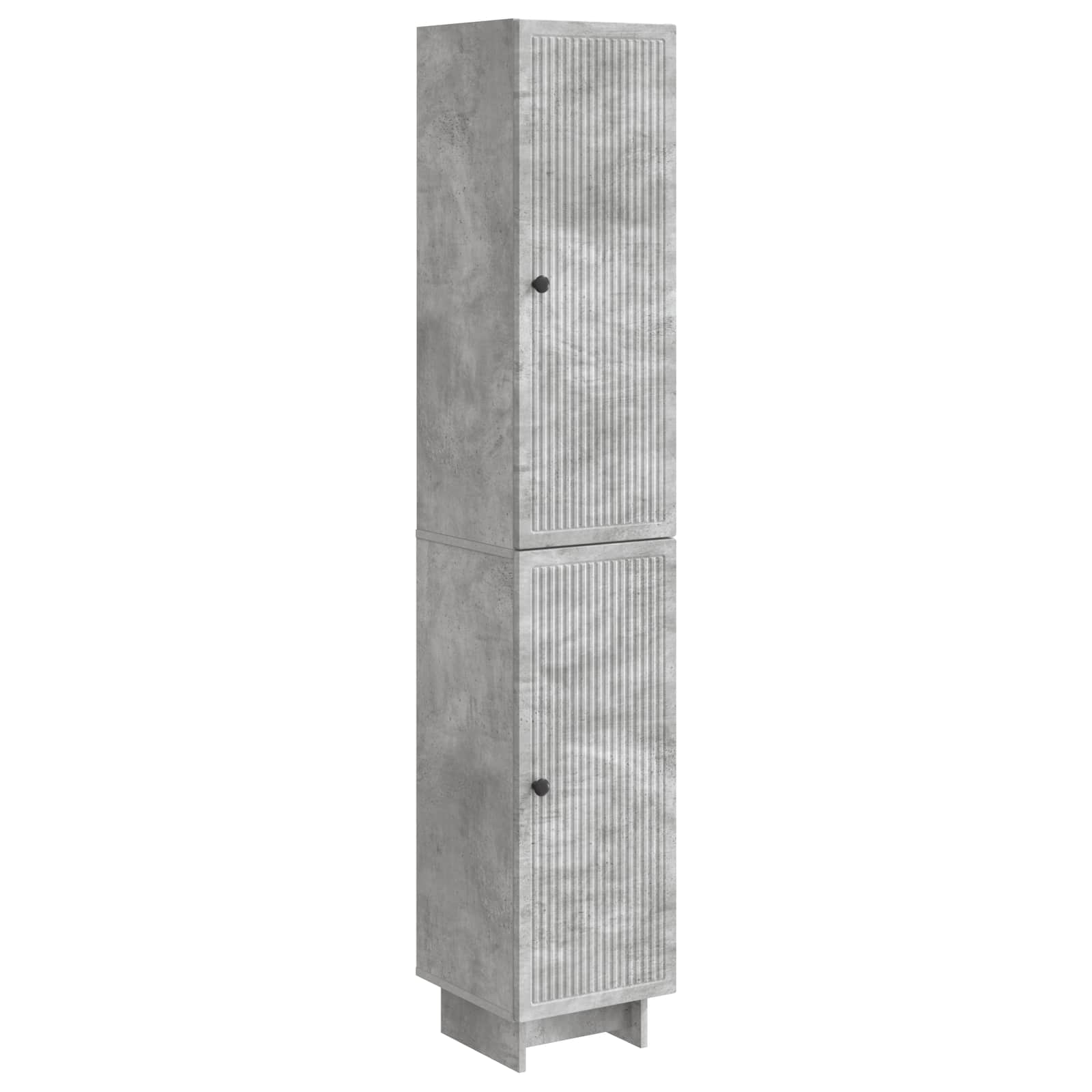 vidaXL Kastenset 2 pcs Zwart 34,5 x 33 x 90 cm Bewerkt hout