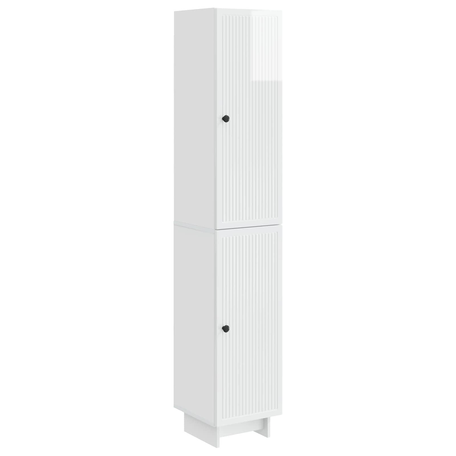 vidaXL Kastenset 2 pcs Zwart 34,5 x 33 x 90 cm Bewerkt hout