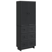 vidaXL Kastenset 2 pcs 66 x 34,5 x 90 cm Bewerkt hout