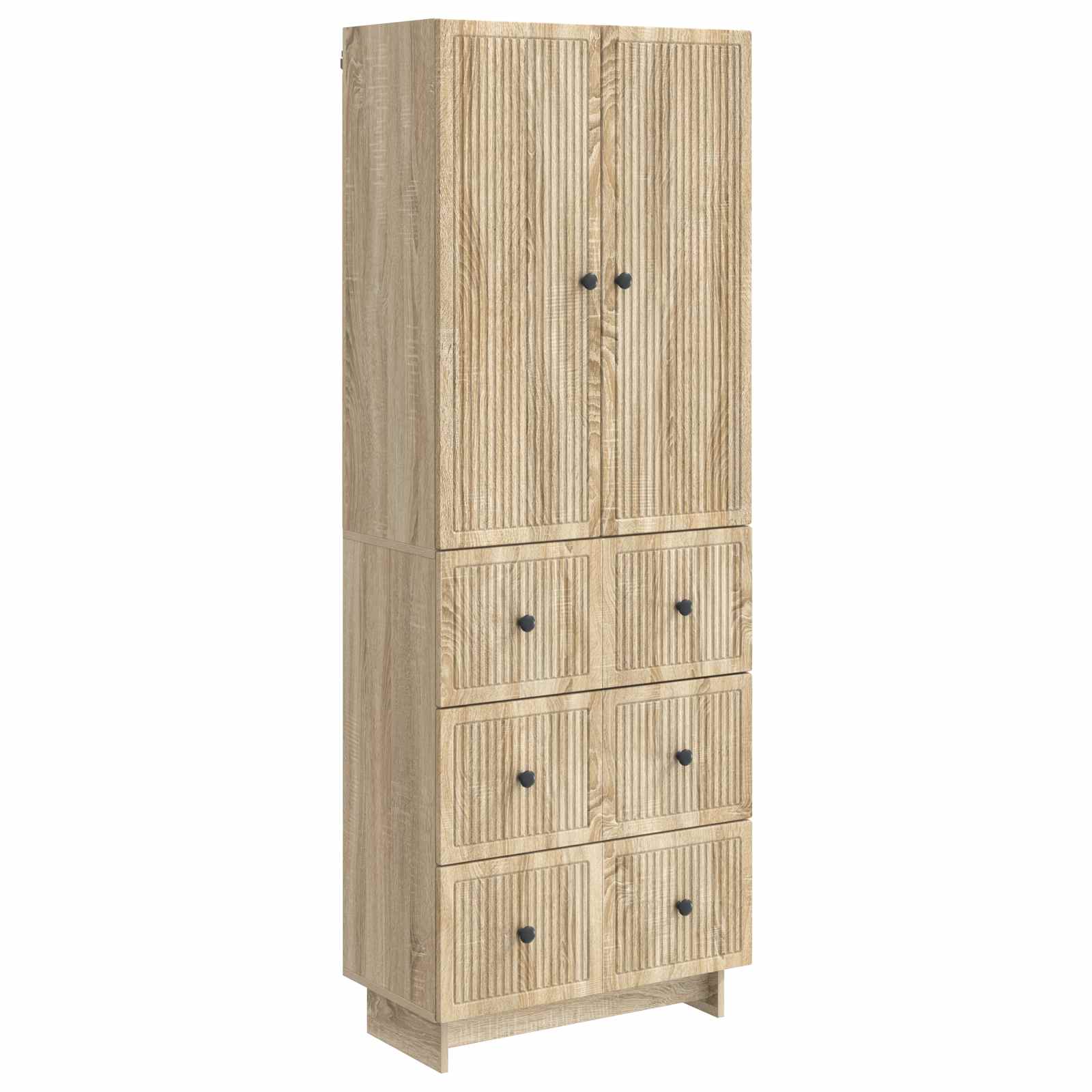 vidaXL Kastenset 2 pcs 66 x 34,5 x 90 cm Bewerkt hout