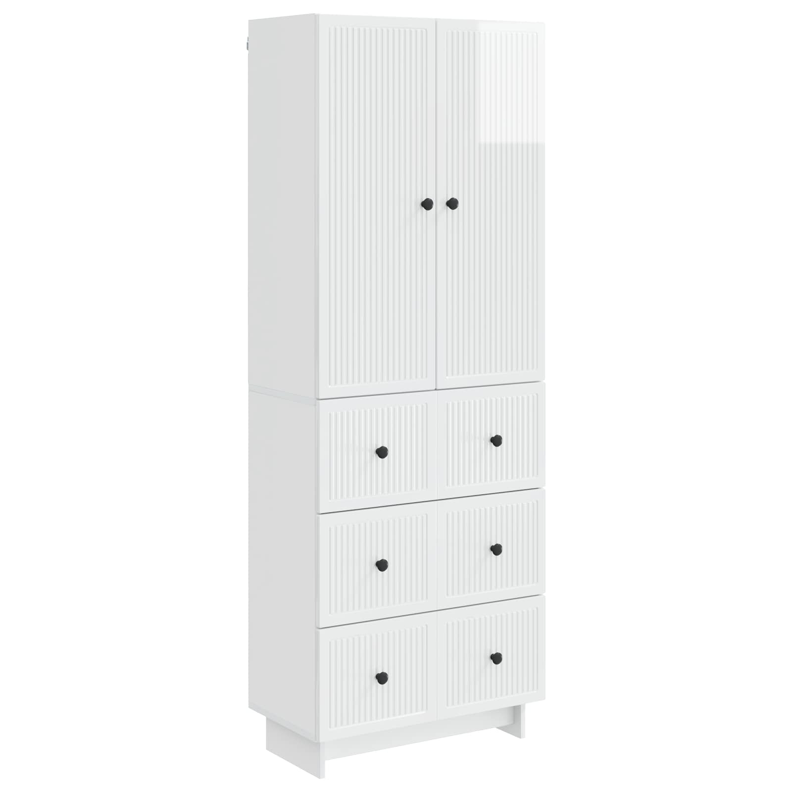 vidaXL Kastenset 2 pcs 66 x 34,5 x 90 cm Bewerkt hout