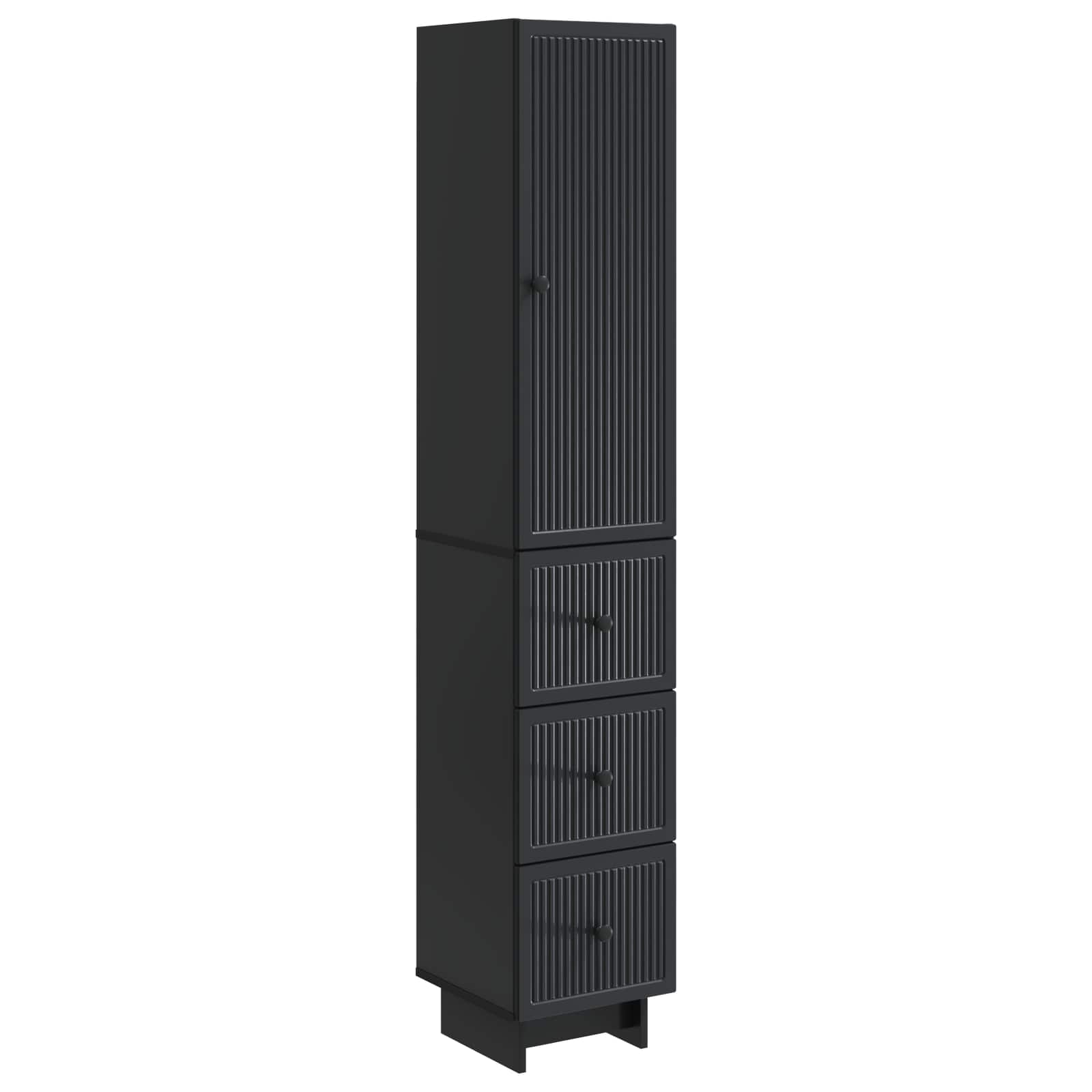 vidaXL Kastenset 2 pcs 33 x 34,5 x 90 cm Bewerkt hout