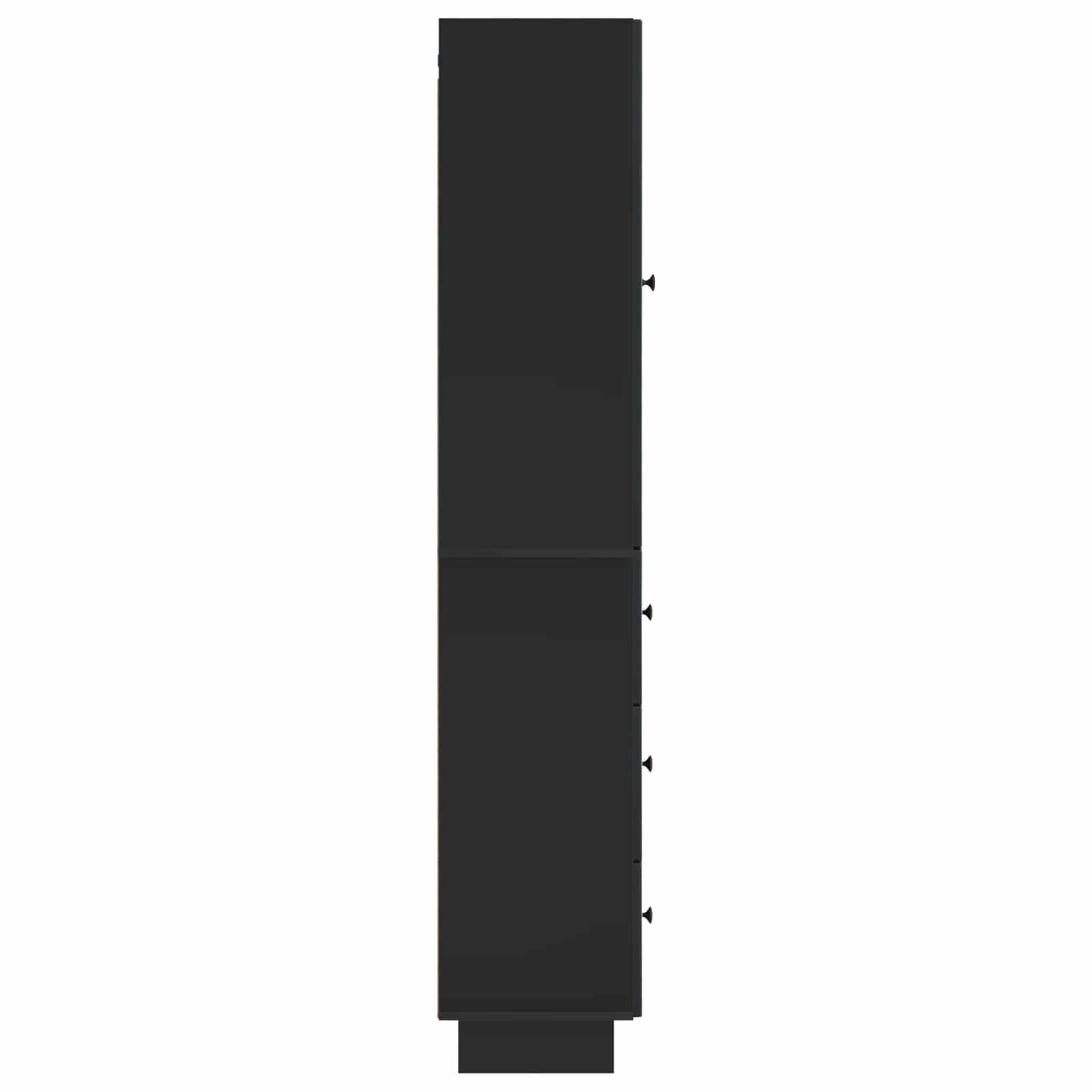 vidaXL Kastenset 2 pcs 33 x 34,5 x 90 cm Bewerkt hout
