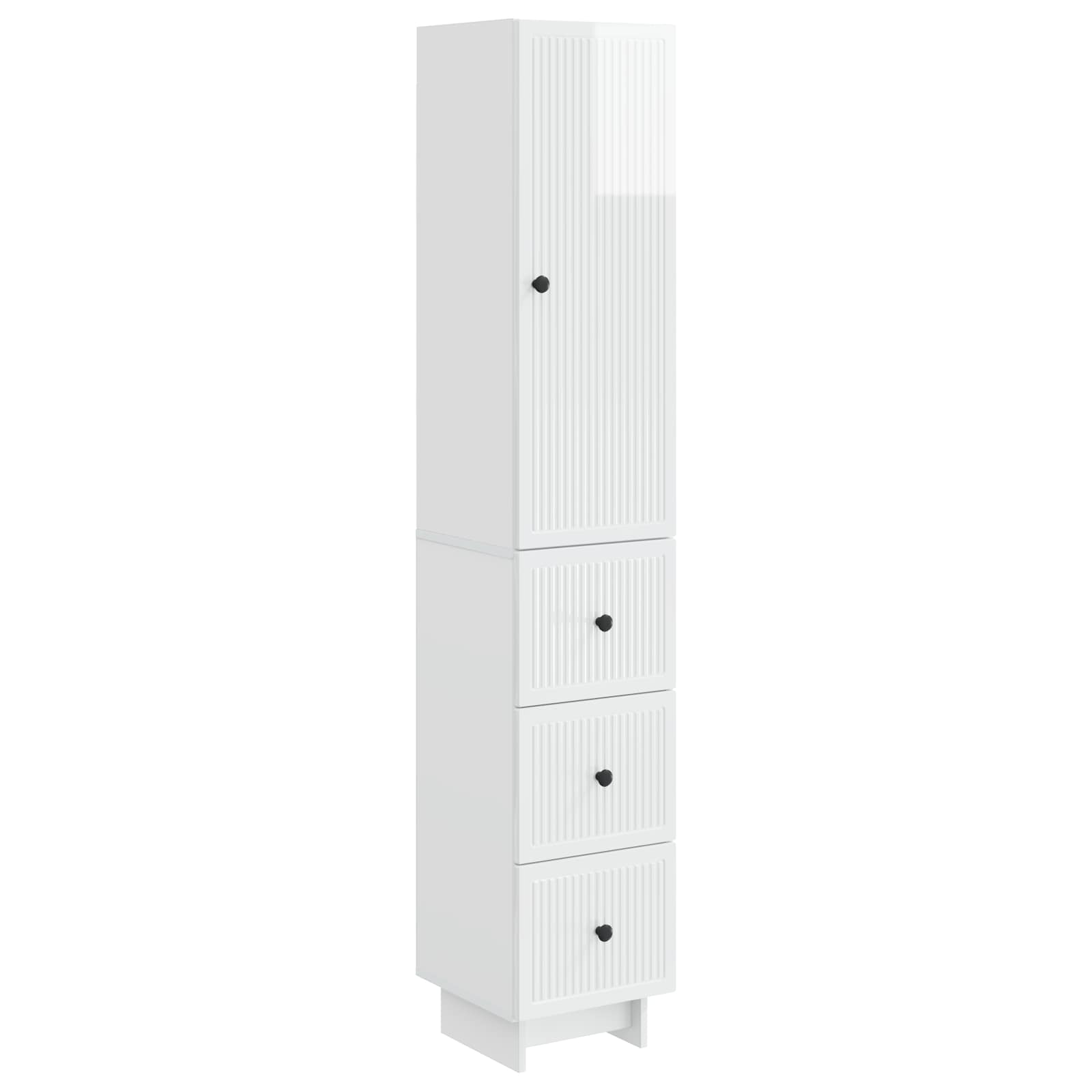 vidaXL Kastenset 2 pcs 33 x 34,5 x 90 cm Bewerkt hout